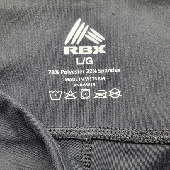 Large RBX Black Gym Shorts - Picture 3 of 3